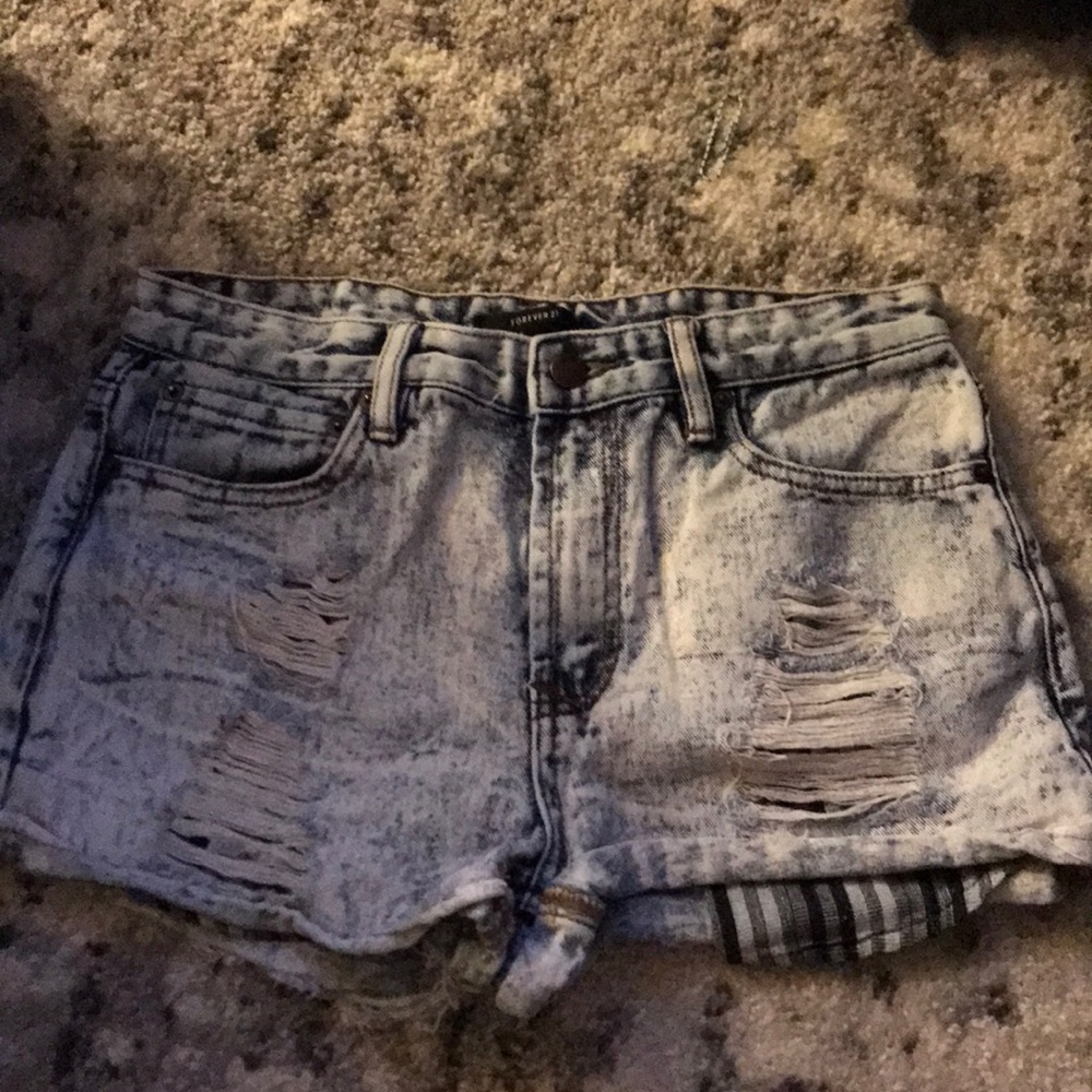 Faded shorts
